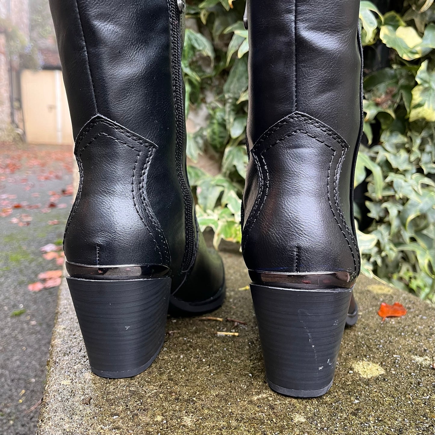 MT Western-style Boots - black