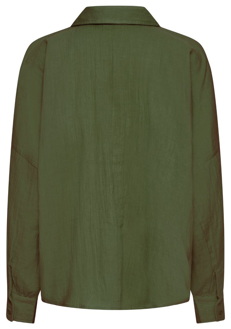 ICHI Foxa Shirt - Grape Leaf