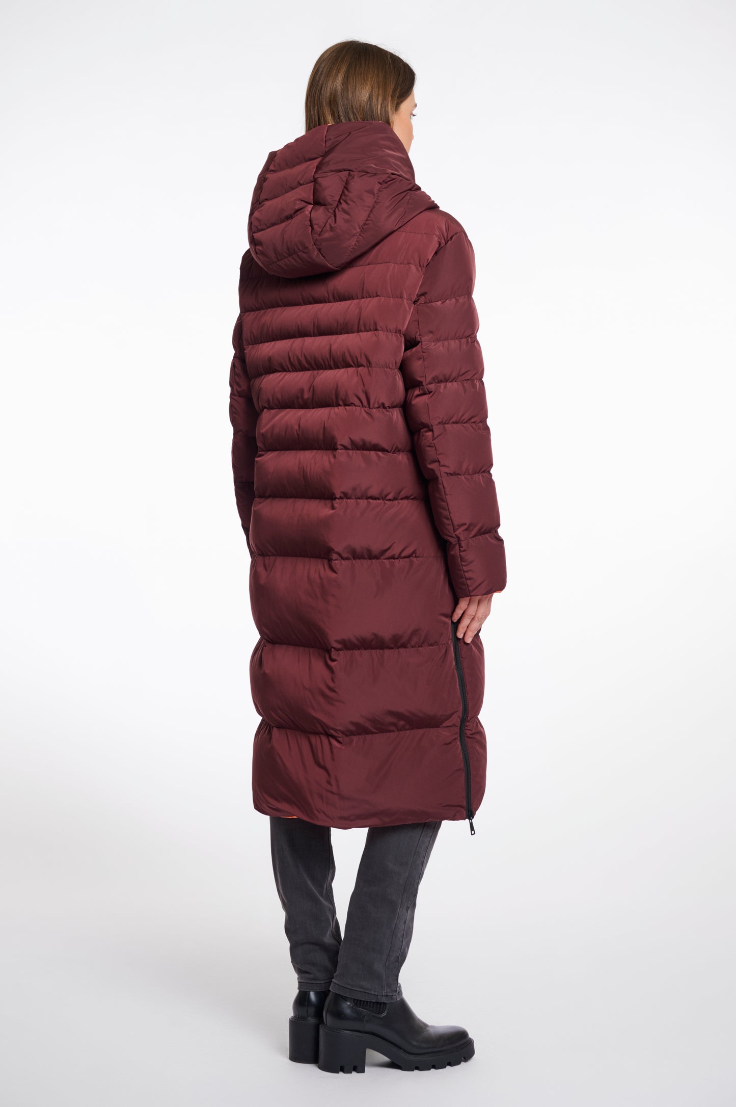 R&P Keila Reversible Jacket - Chocolate Bean & Orange