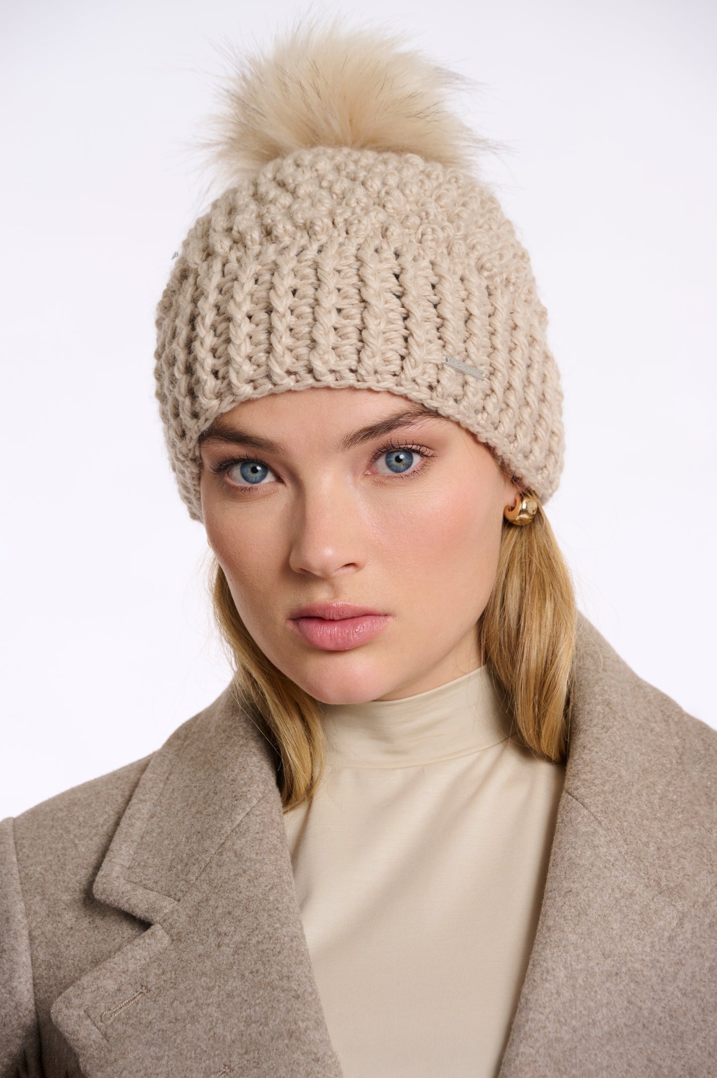 R&P Kevina Knitted Hat - Birch
