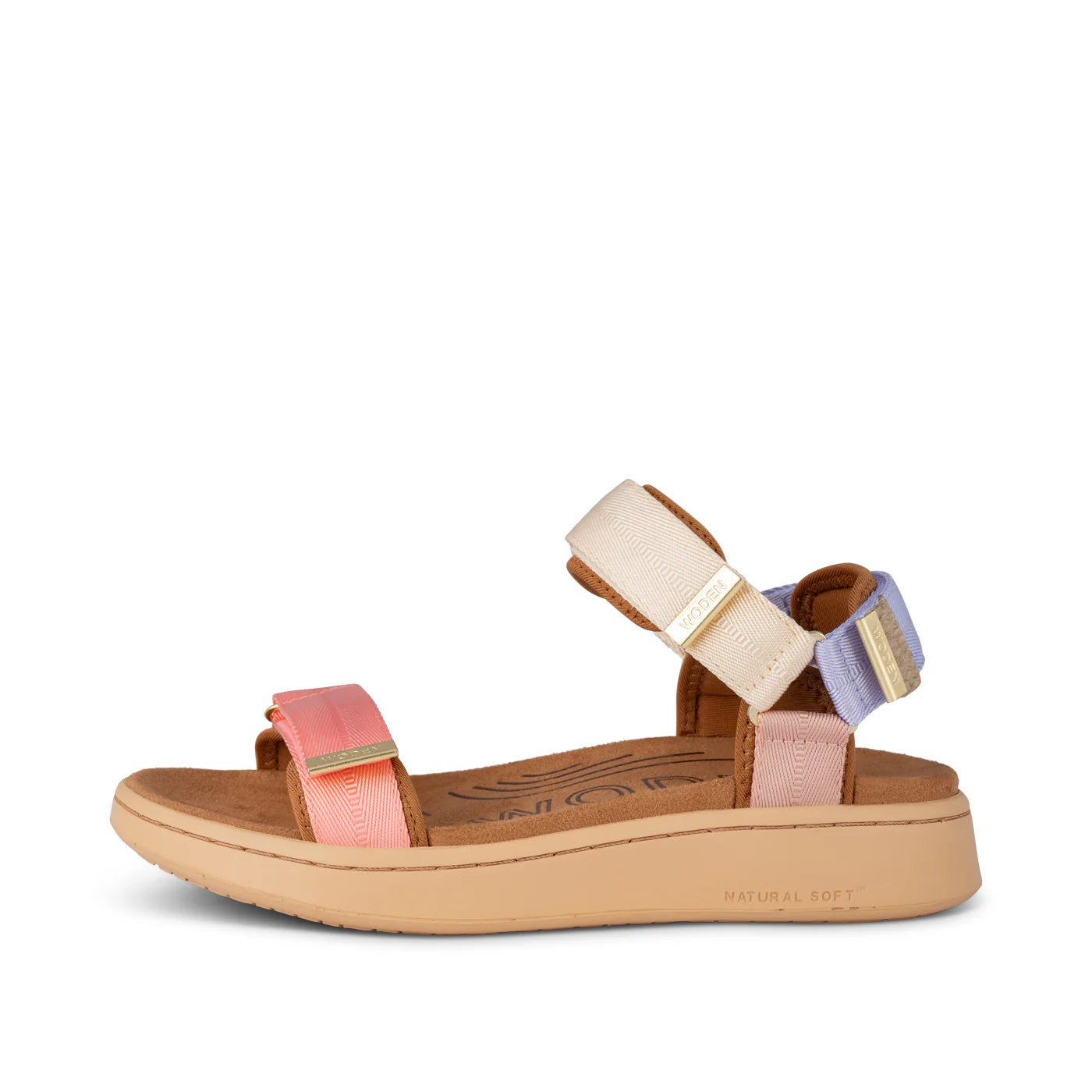 Woden Line sandals - butter multi