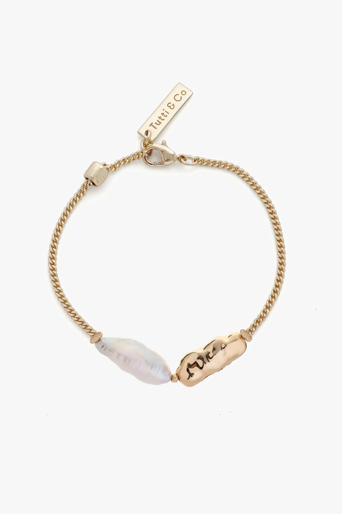 Tutti & Co Lustre Bracelet - Gold
