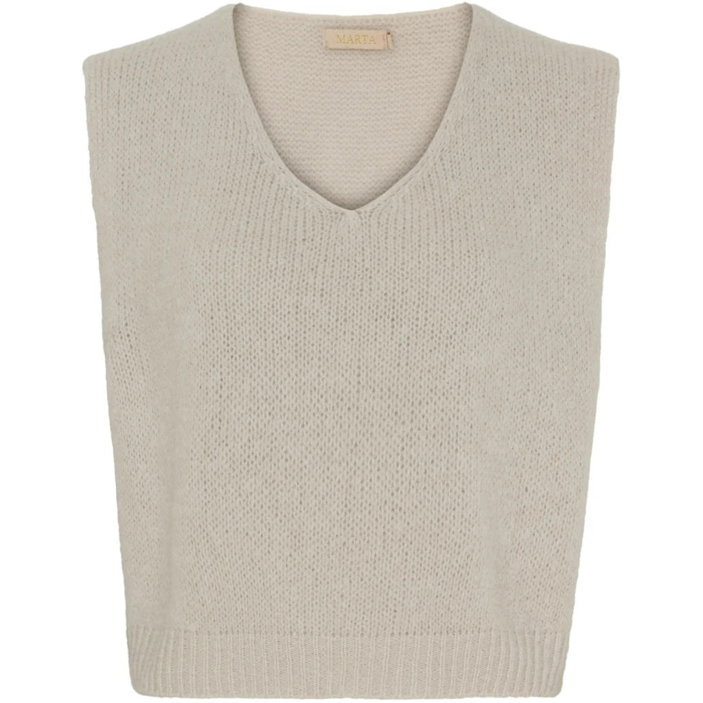 Marta Marlene Vest - Beige