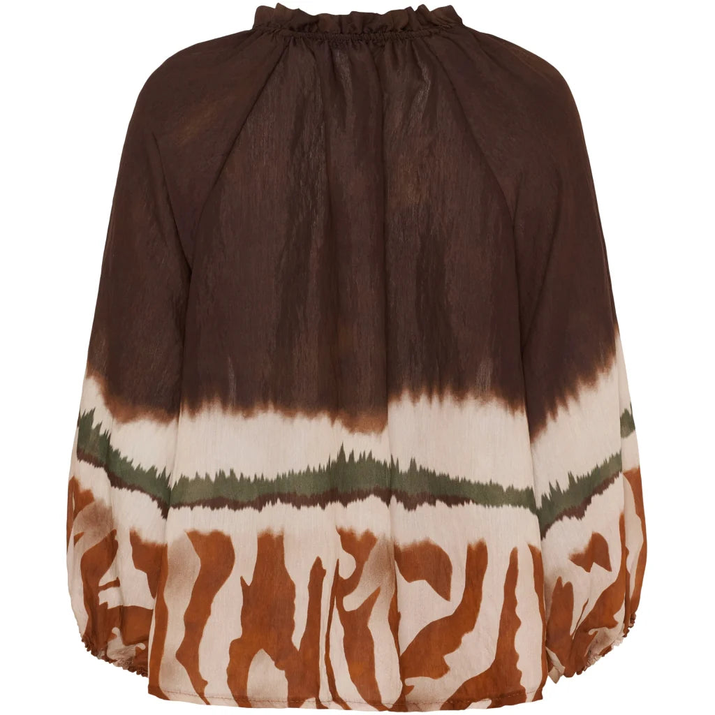 Marta Belladonna Blouse - Marrone