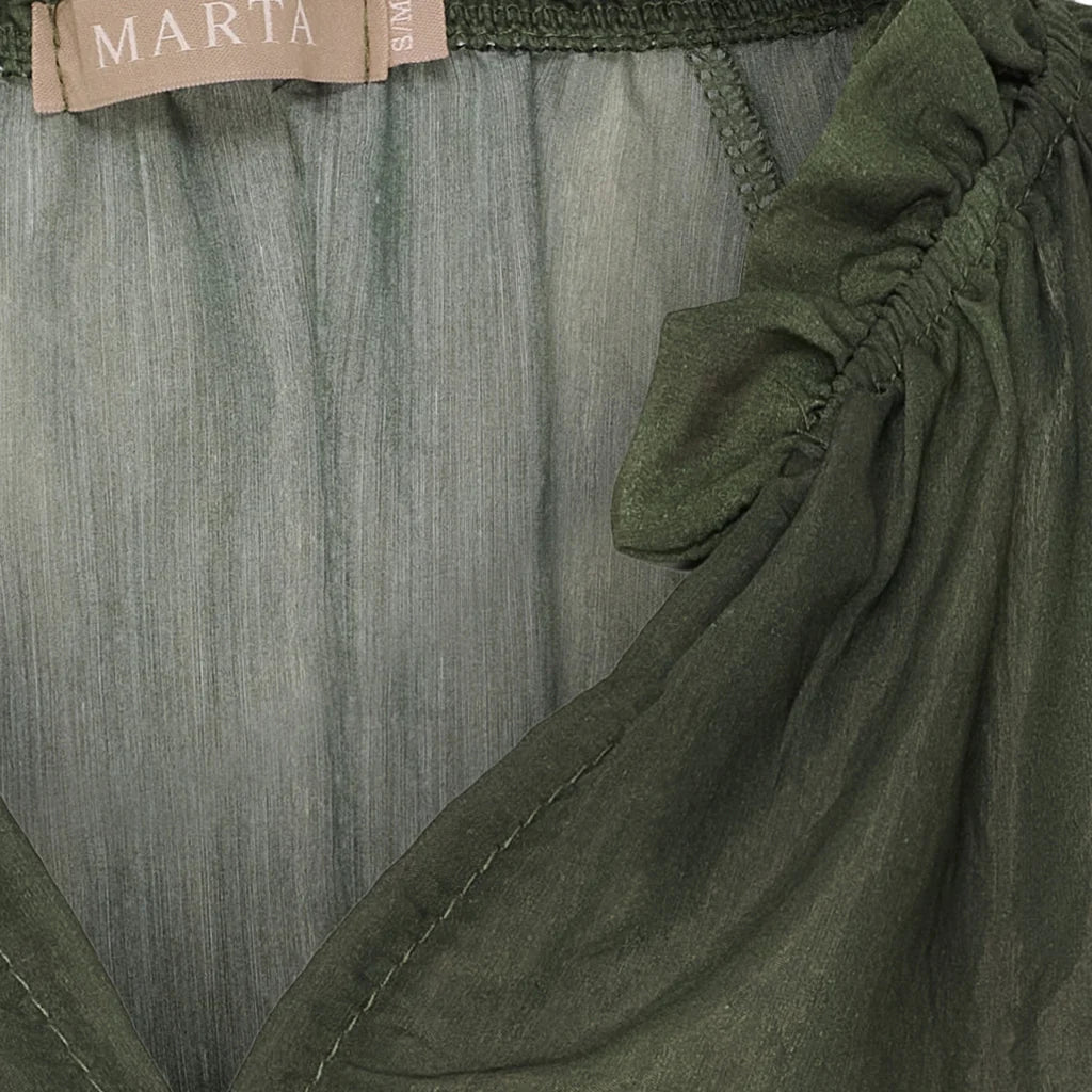 Marta Belladonna Blouse - Military