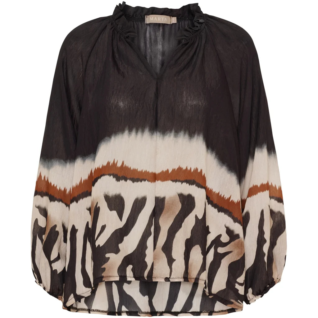 Marta Belladonna Blouse - Nero