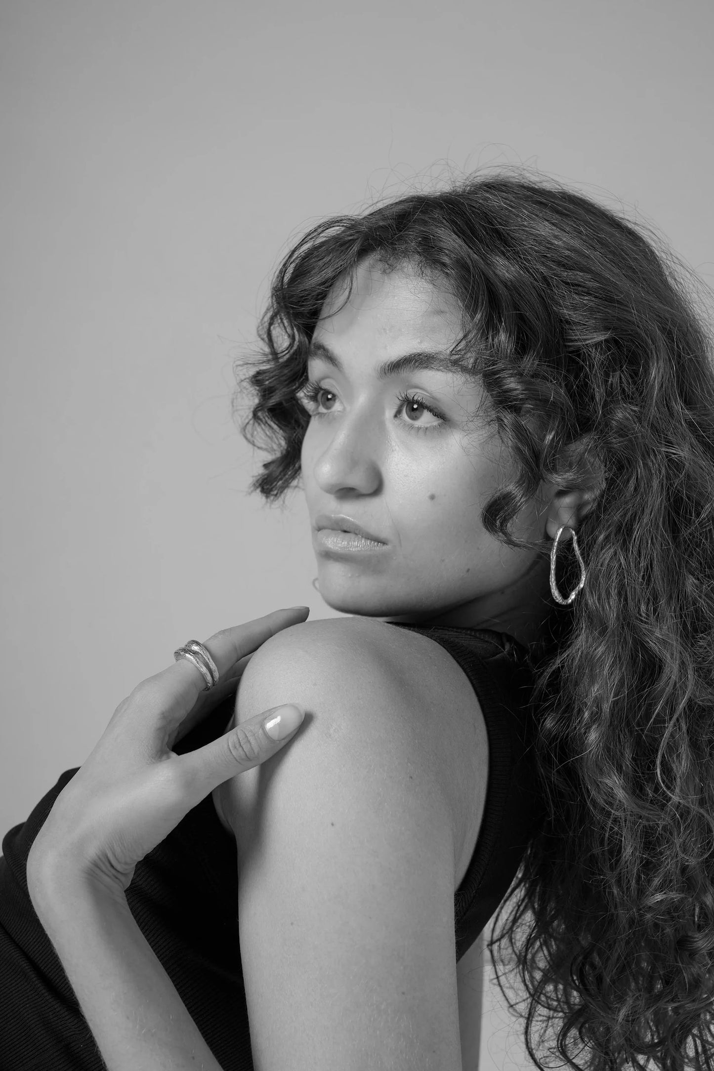 Tutti & Co Mira Large Earrings - Silver