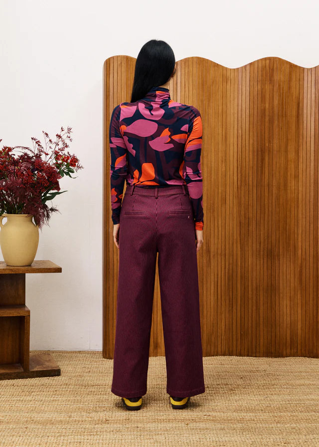 FRNCH Oregano Geo Flowers Top