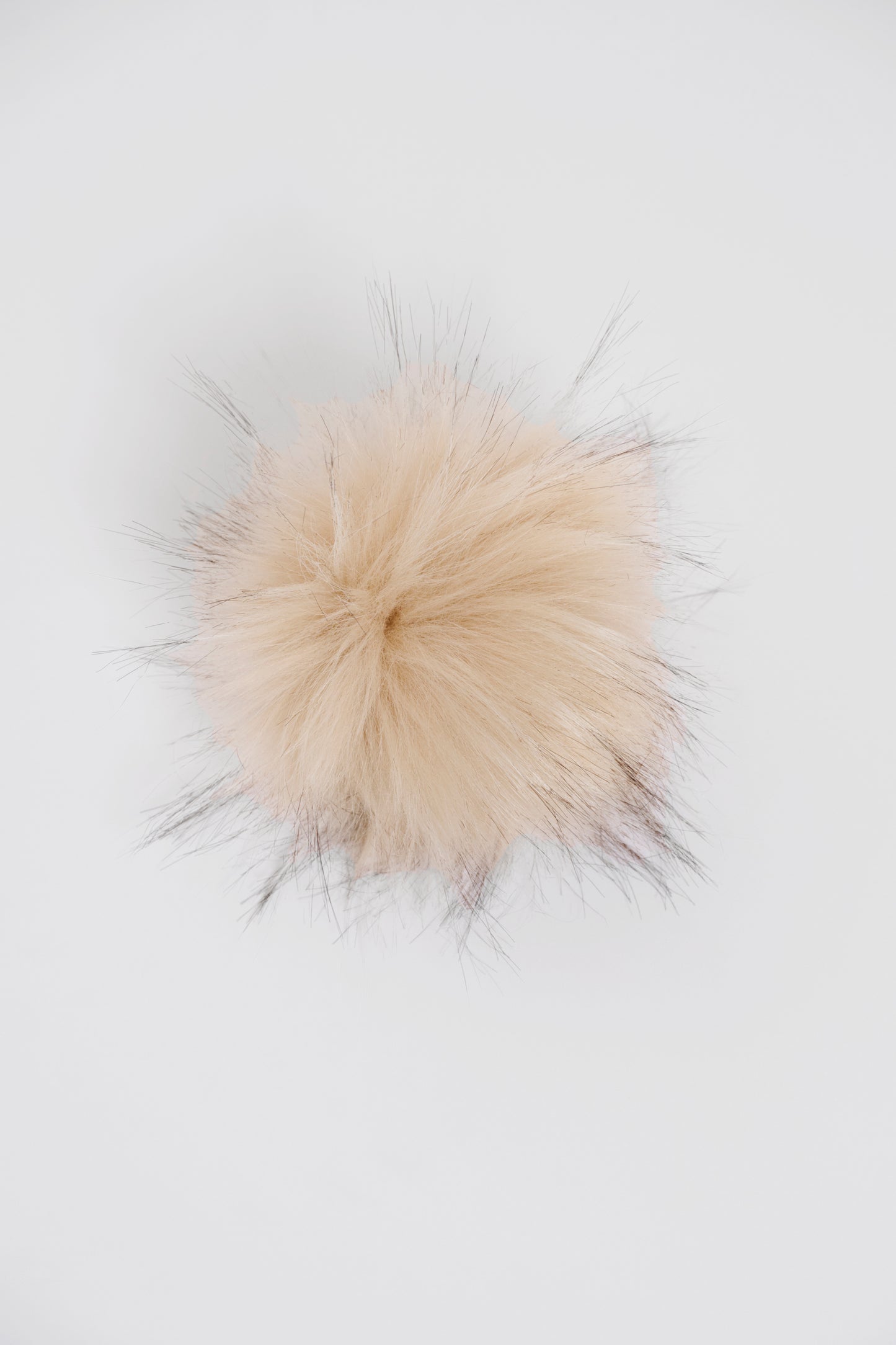 R&P Faux Fur Detachable Pompon - Birch