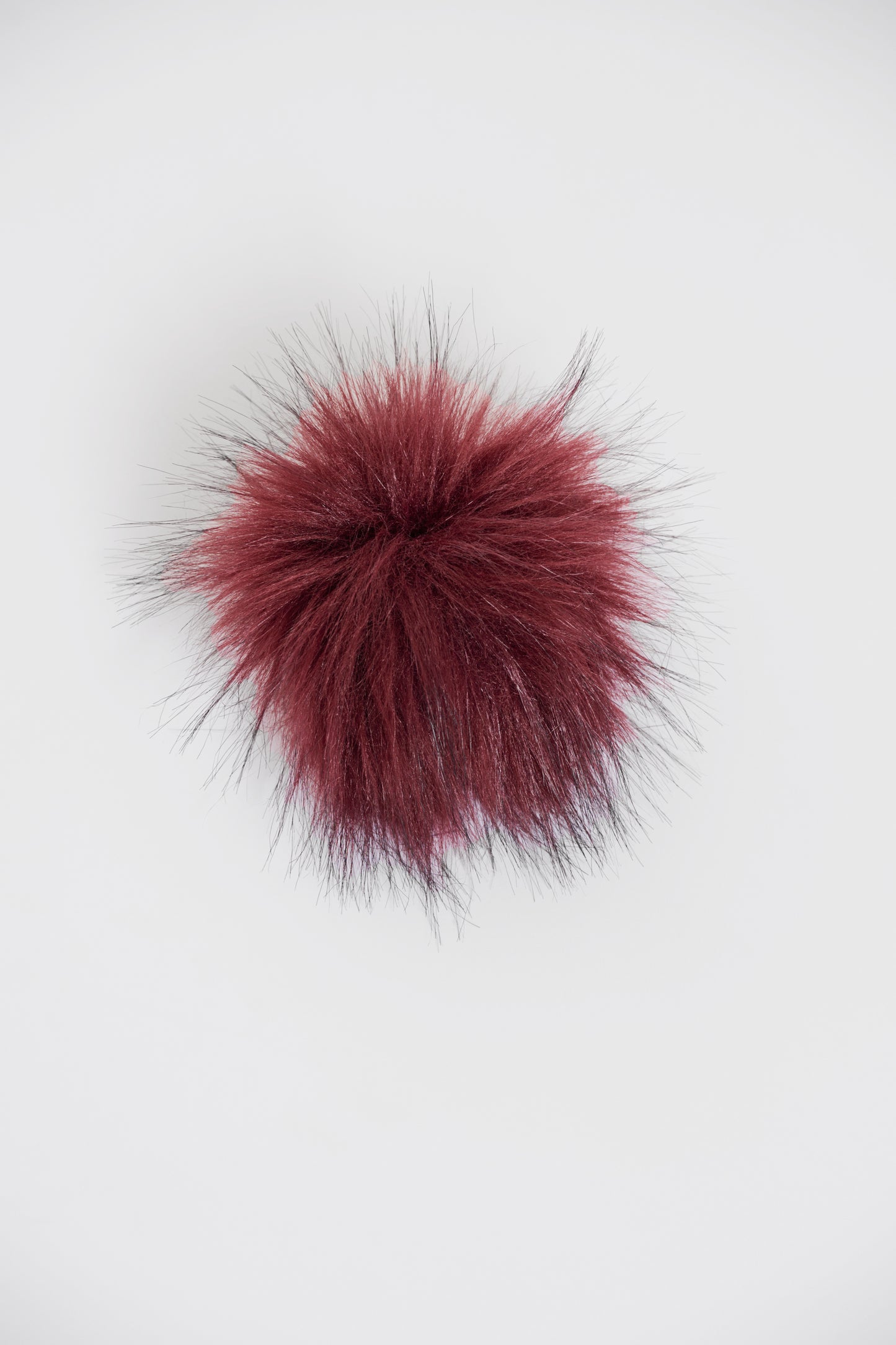 R&P Faux Fur Detachable Pompon - Chocolate Bean