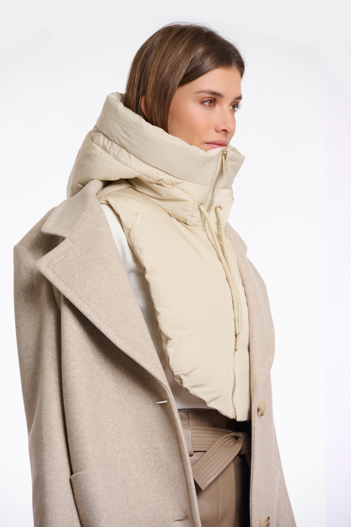 R&P Tabita Padded Hood - birch
