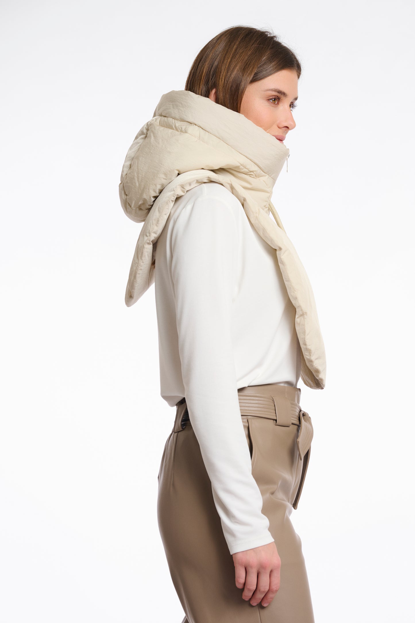 R&P Tabita Padded Hood - birch