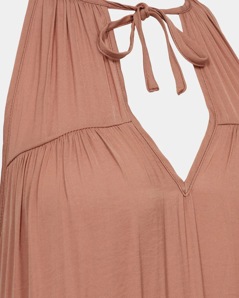 Sofie Schnoor Rosy Brown Maxi Dress