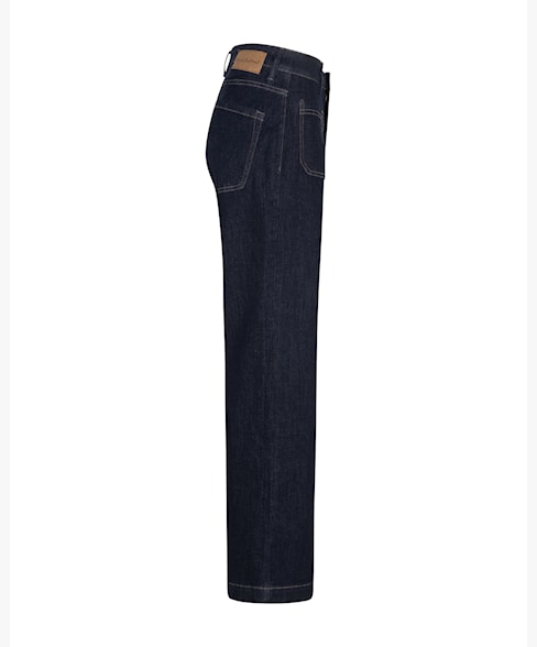 RB Colette Front Patch Pocket Jeans - dark blue
