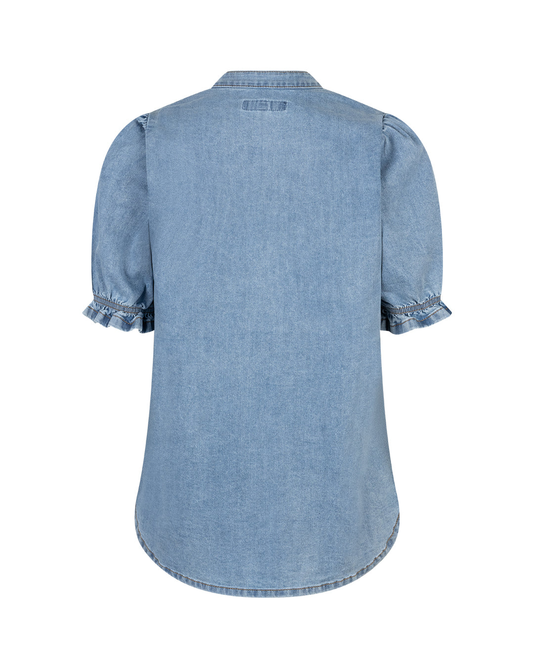 RB Victoria Denim Blouse - Light Blue