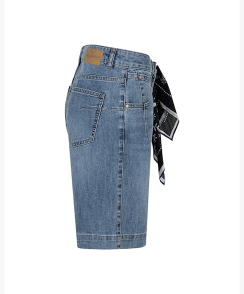 RB Kate Bermuda Shorts with Scarf - Stoneused
