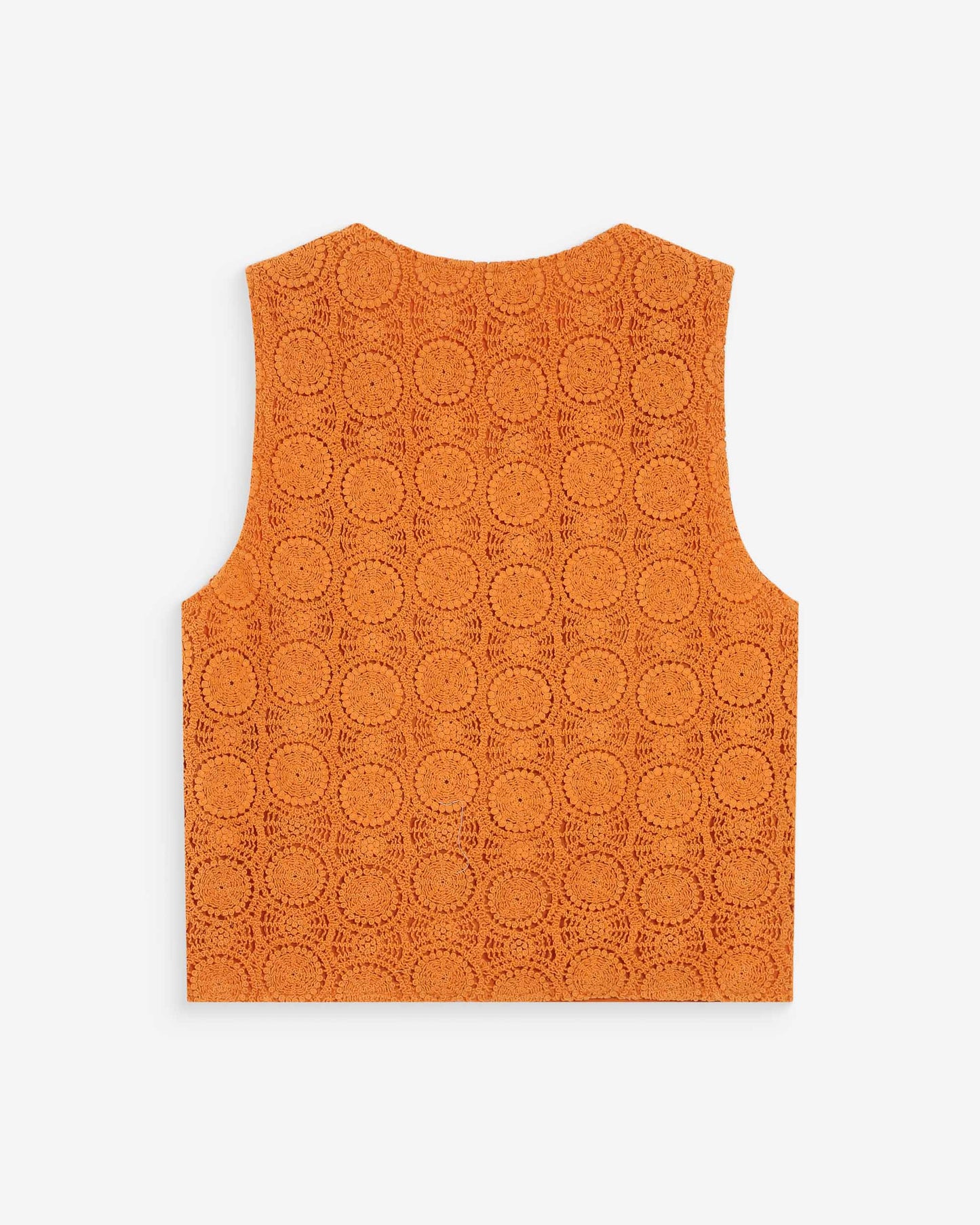 Grace & Mila Vony Crochet Tie Top - Gold