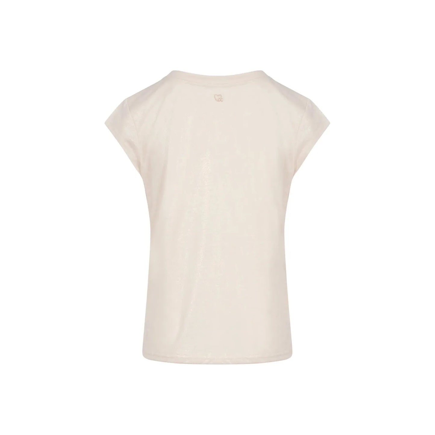 Coster Copenhagen Metallic Tee - Sand/Gold
