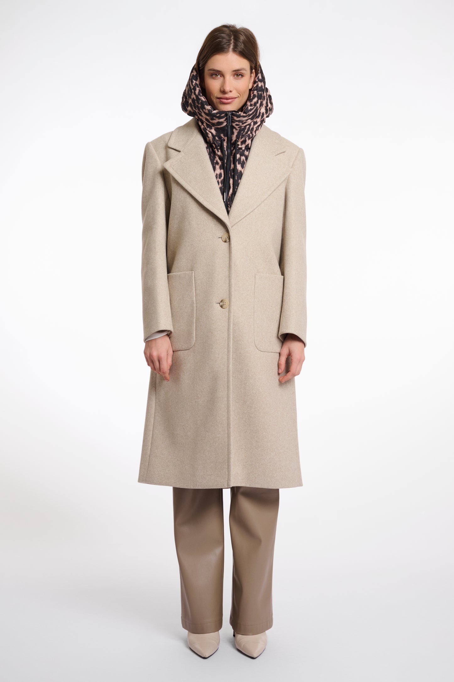 R&P Tabita Padded Hood - Leopard