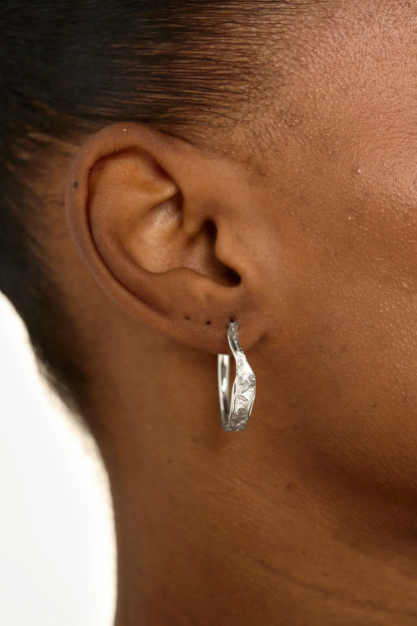 Tutti & Co Edge Earrings - Silver