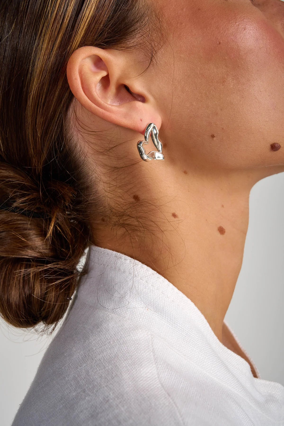 Tutti & Co Moment Earrings - Silver