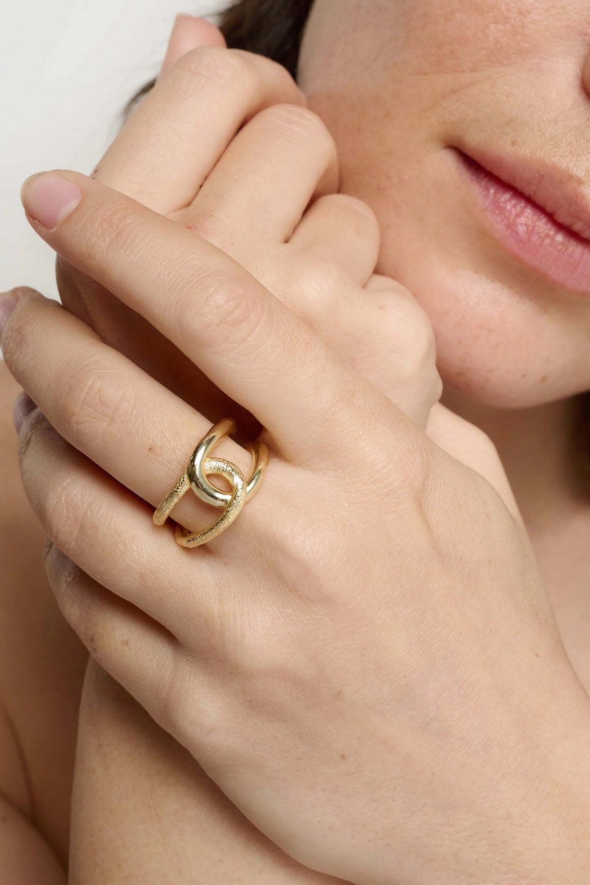Tutti & Co Alder Ring - Gold