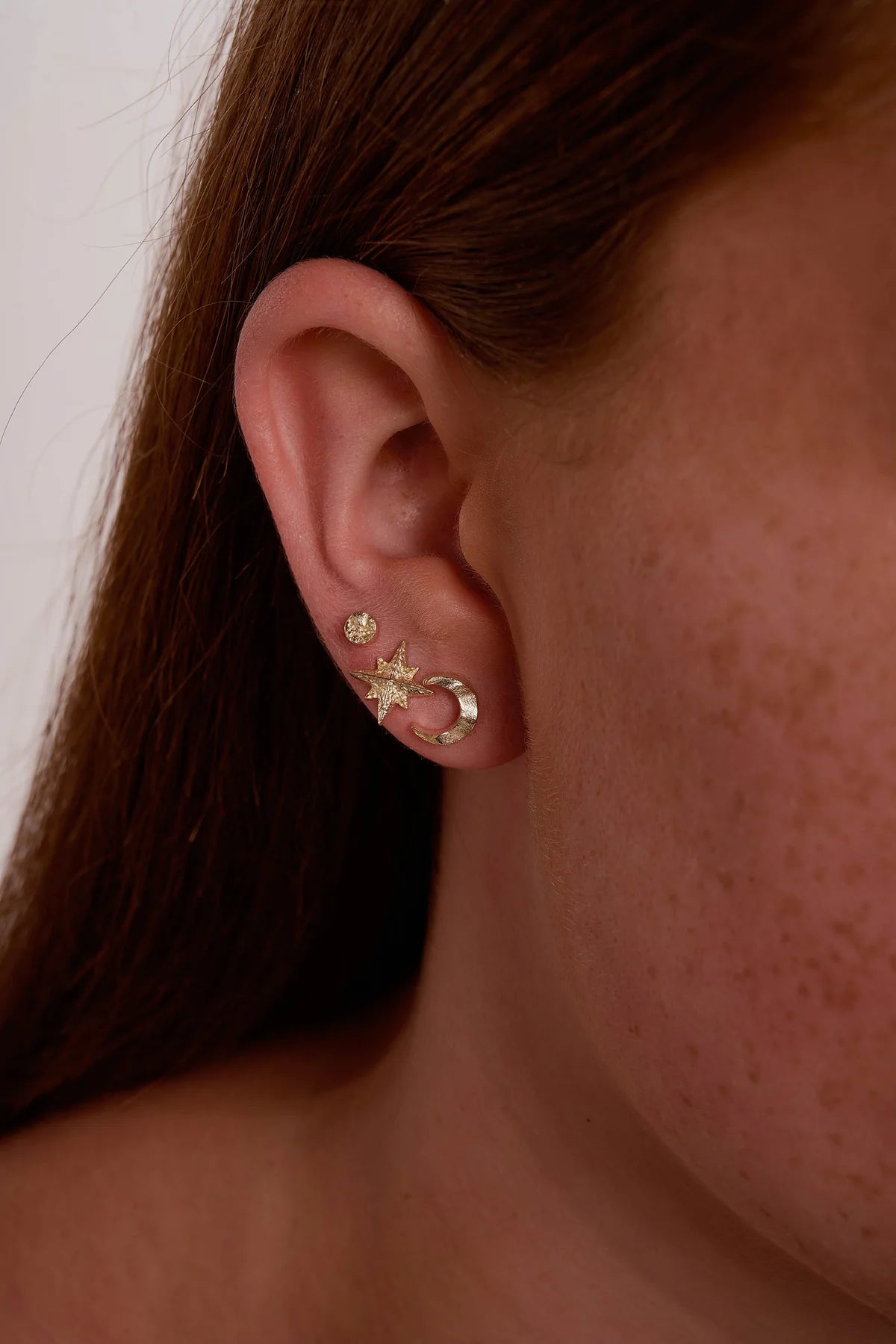 Aura Stacking Earrings - Gold