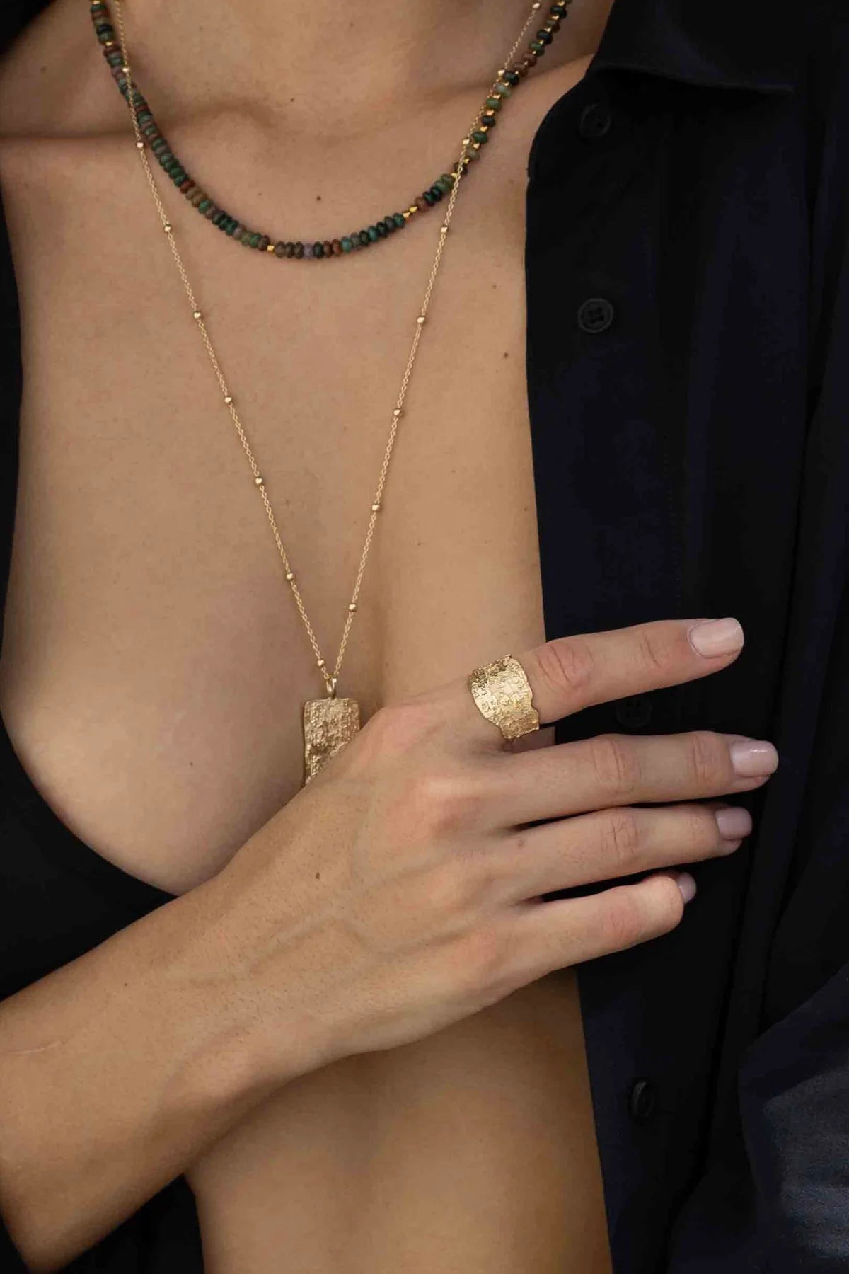 Tutti & Co Urban Ring - Gold