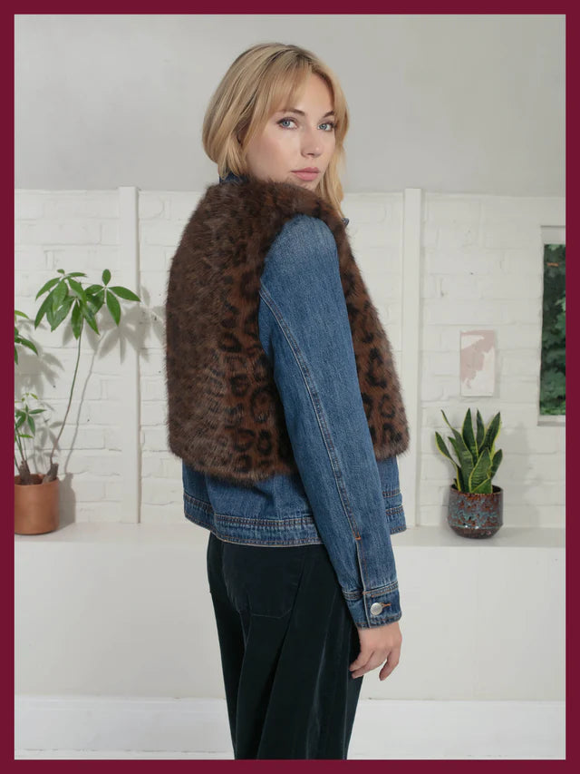 Nooki Edelweiss Fuux Fur Gilet