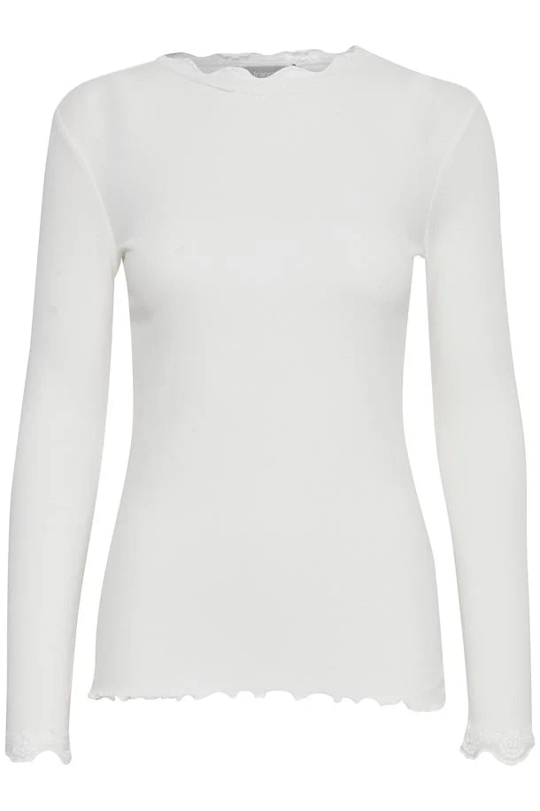 Fransa Hizamond Top - White