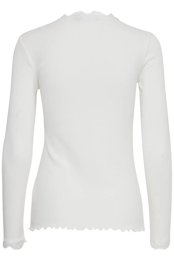 Fransa Hizamond Top - White