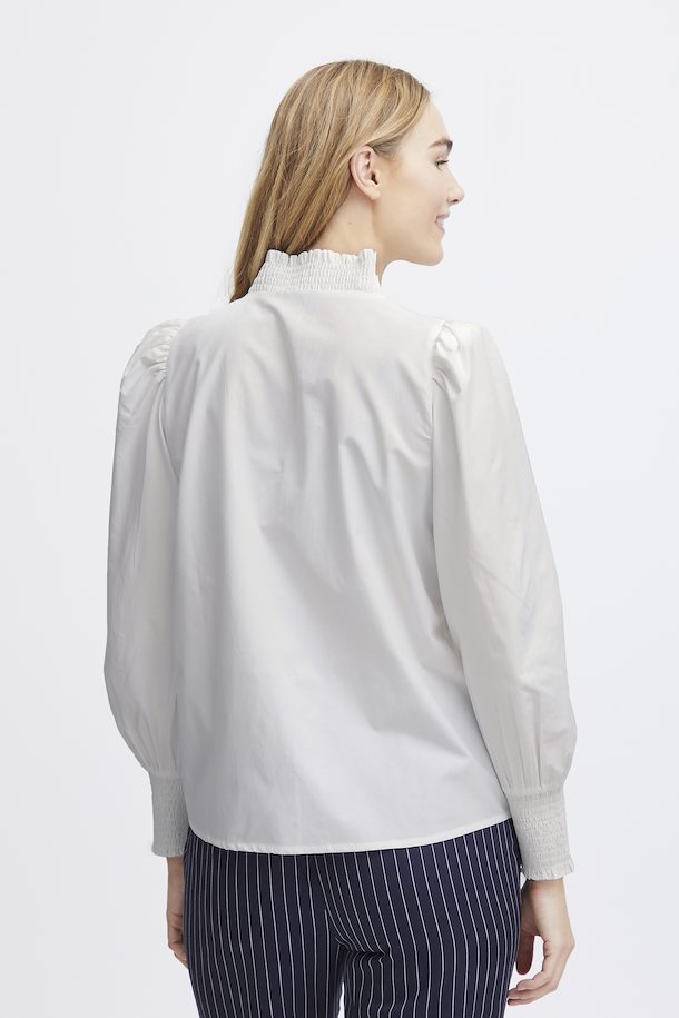 Fransa Pops Shirt - White