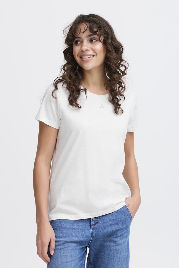 Fransa Tima Tee - White
