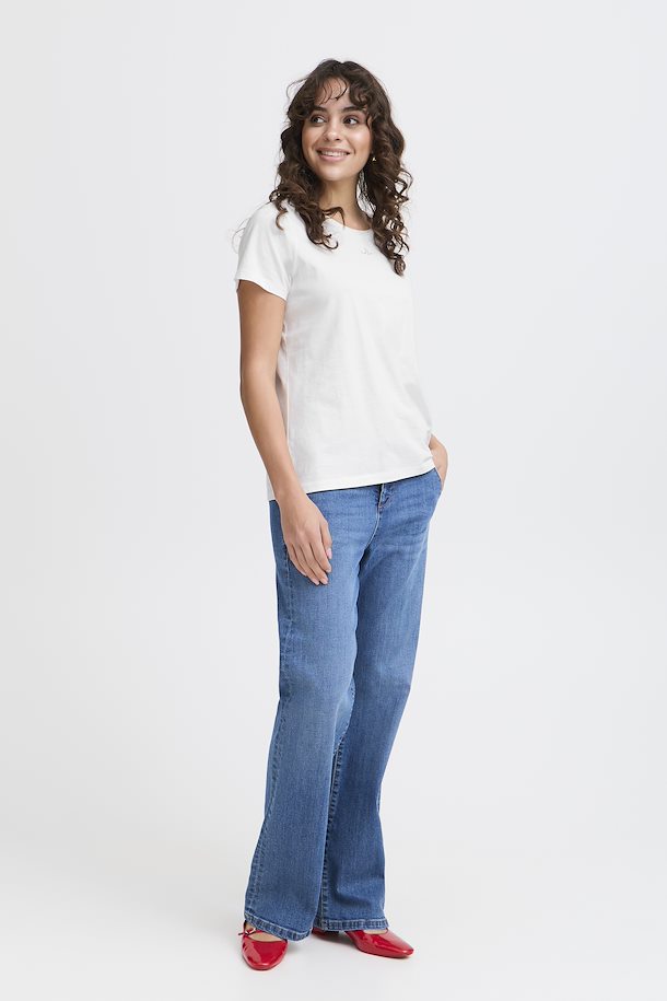 Fransa Tima Tee - White