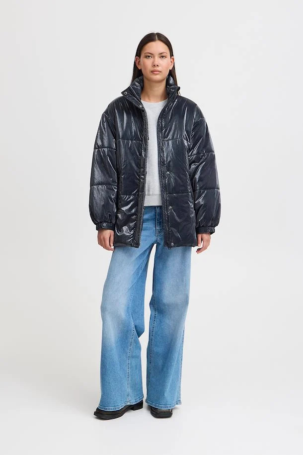 ICHI Hitana Jacket - Dark Navy