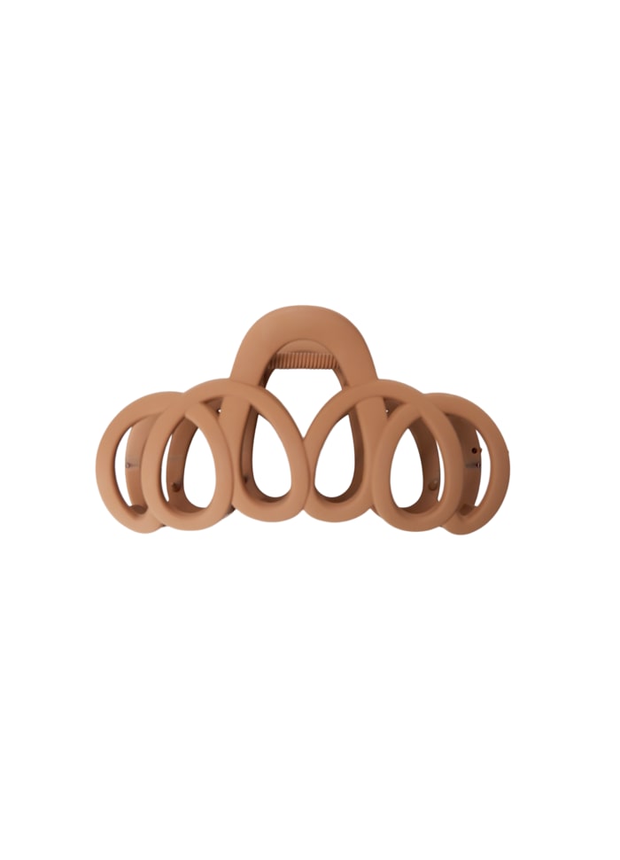 BC Swirl Clip - Camel