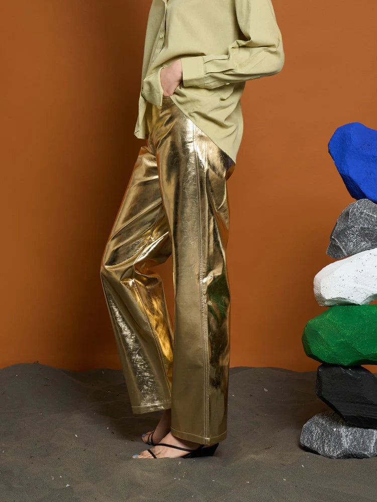 Ghospell Akai Gold Pants