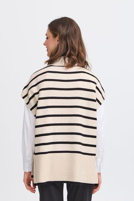 Fransa Bitte Pullover - Limestone Melan