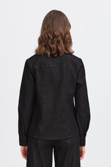 Fransa Chi Shirt - Black