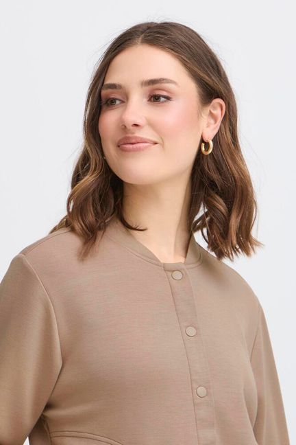 Fransa Aurora Jacket - Desert Taupe