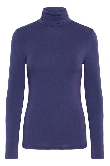 ICHI Philuca Polo Top - Patrior Blue