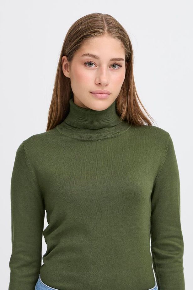 ICHI Mafa Polo - Rifle Green