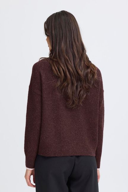 Fransa Florence Love Pullover - Fudge