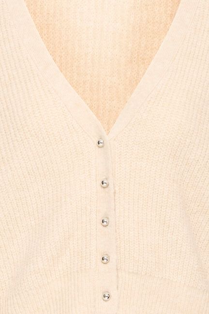 ICHI Blarisa Cardigan - Almond Milk