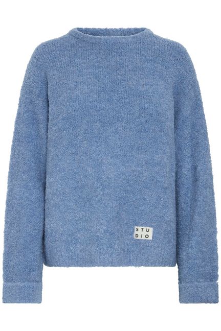 ICHI Blarisa Jumper - Blue Yonder