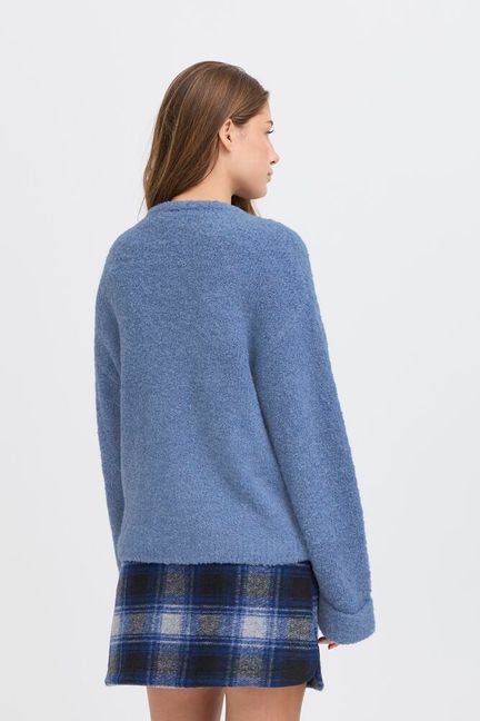 ICHI Blarisa Jumper - Blue Yonder