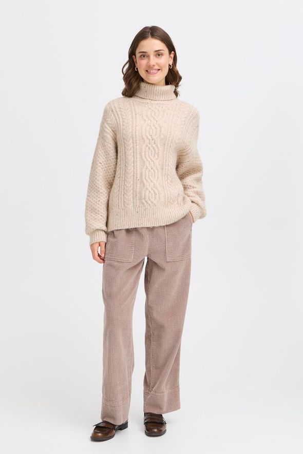 Fransa Ellea Pullover - Oatmeal