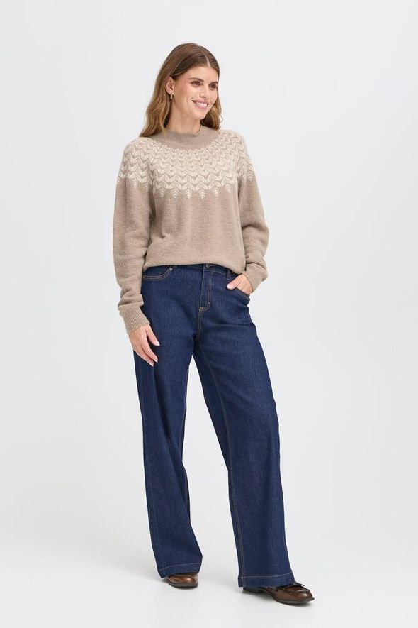 Fransa Isabella Pullover - Moon Rock
