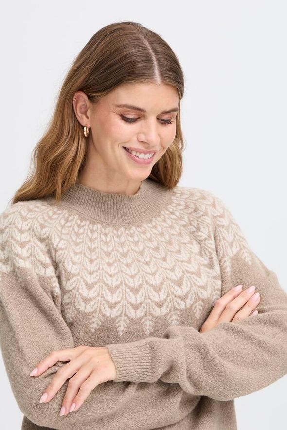 Fransa Isabella Pullover - Moon Rock