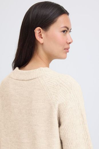 ICHI Asdis Dress - Oatmeal